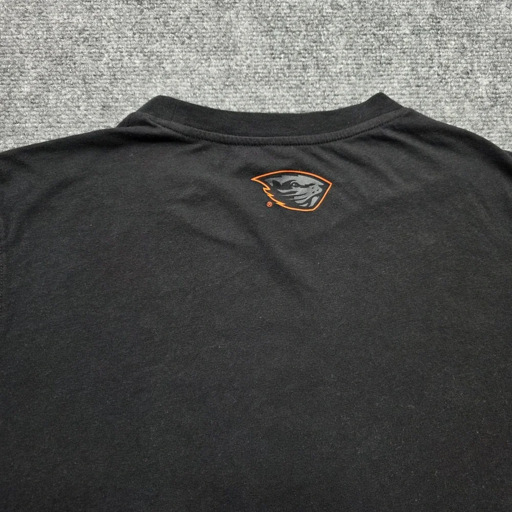 Colosseum Oregon State Beavers Men's Large Black Graphic T-Shirt NCAA‎ Fan Gear